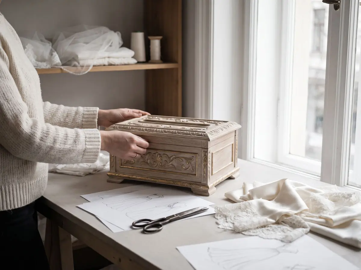 Fabrication d'une boîte à cartes en bois