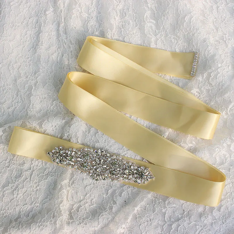 ceinture de mariée en satin